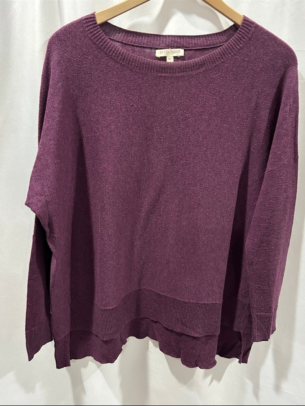 Eileen Fisher Women's Crewneck Sweater in Plum
